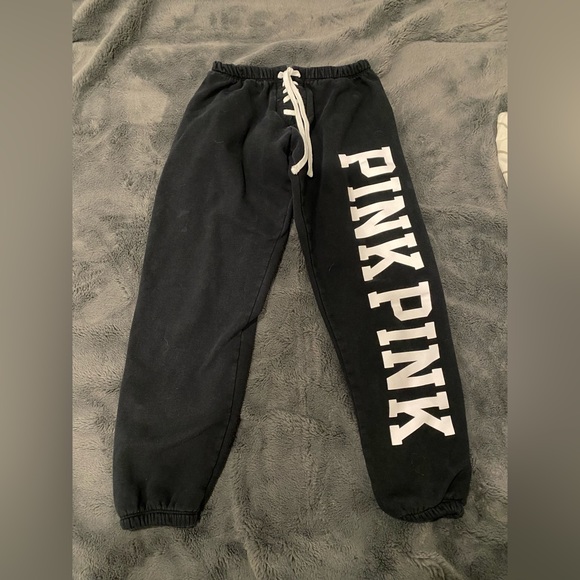 Pink, Victoria’s Secret sweatpants - Picture 1 of 2